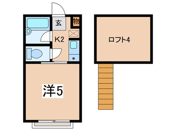 エスポワールの物件間取画像